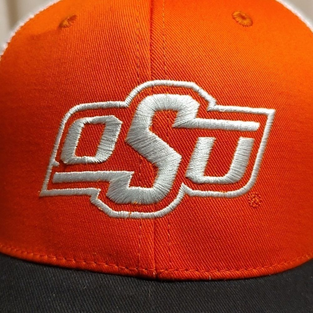 Oklahoma State Cowboys Trucker Snapback Hat - New - Picture 2 of 8